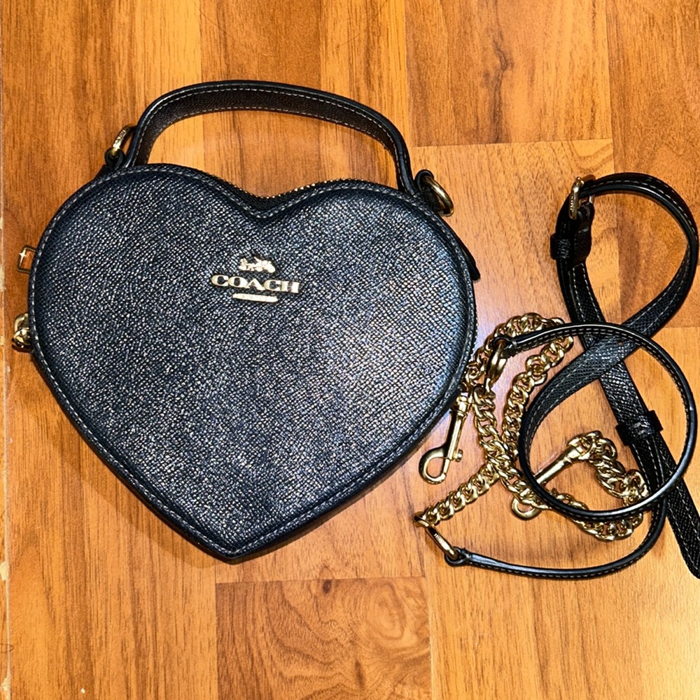 Coach Heart Crossbody Bag with Removable Strap